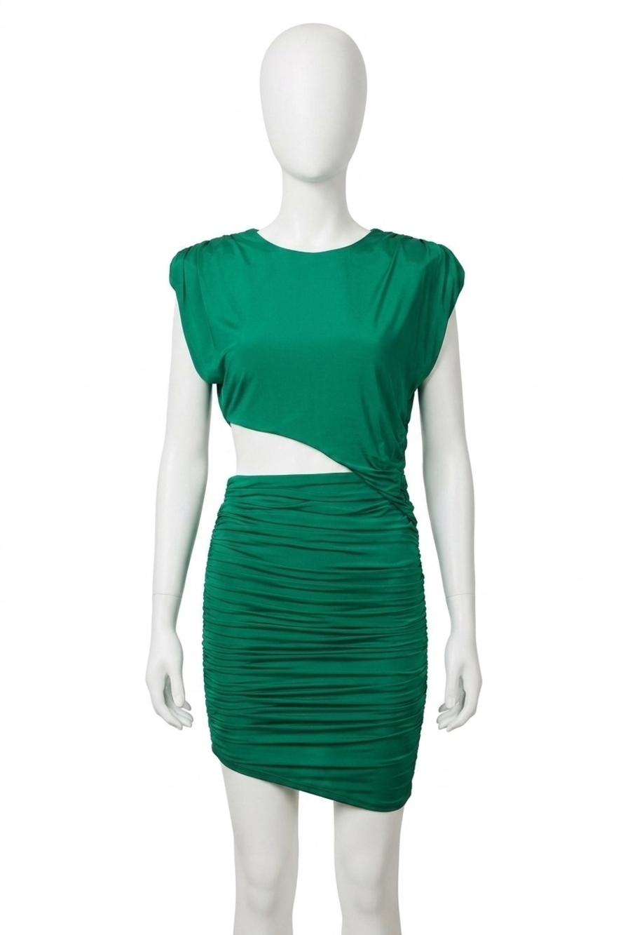 NEW RONNY KOBO kyle dress in green